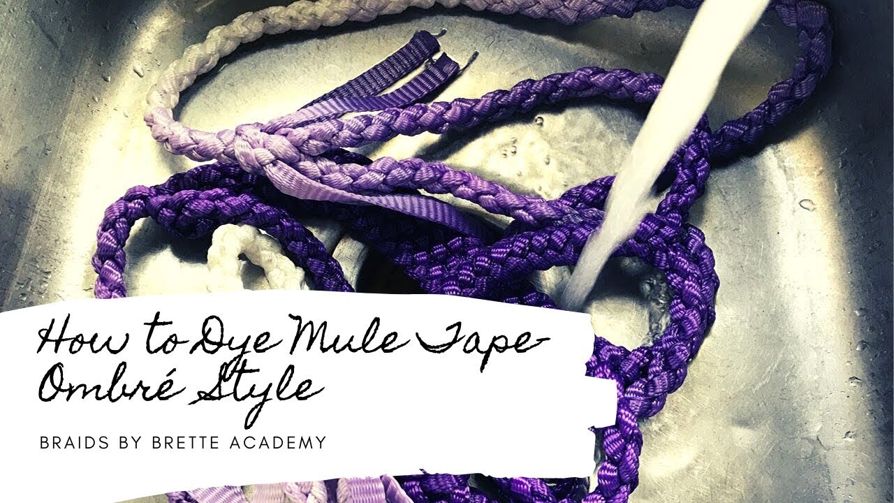 how to make a mule tape halter